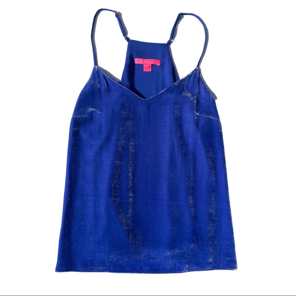 Lilly Pulitzer Blue Velvet Dusk Tank Top M